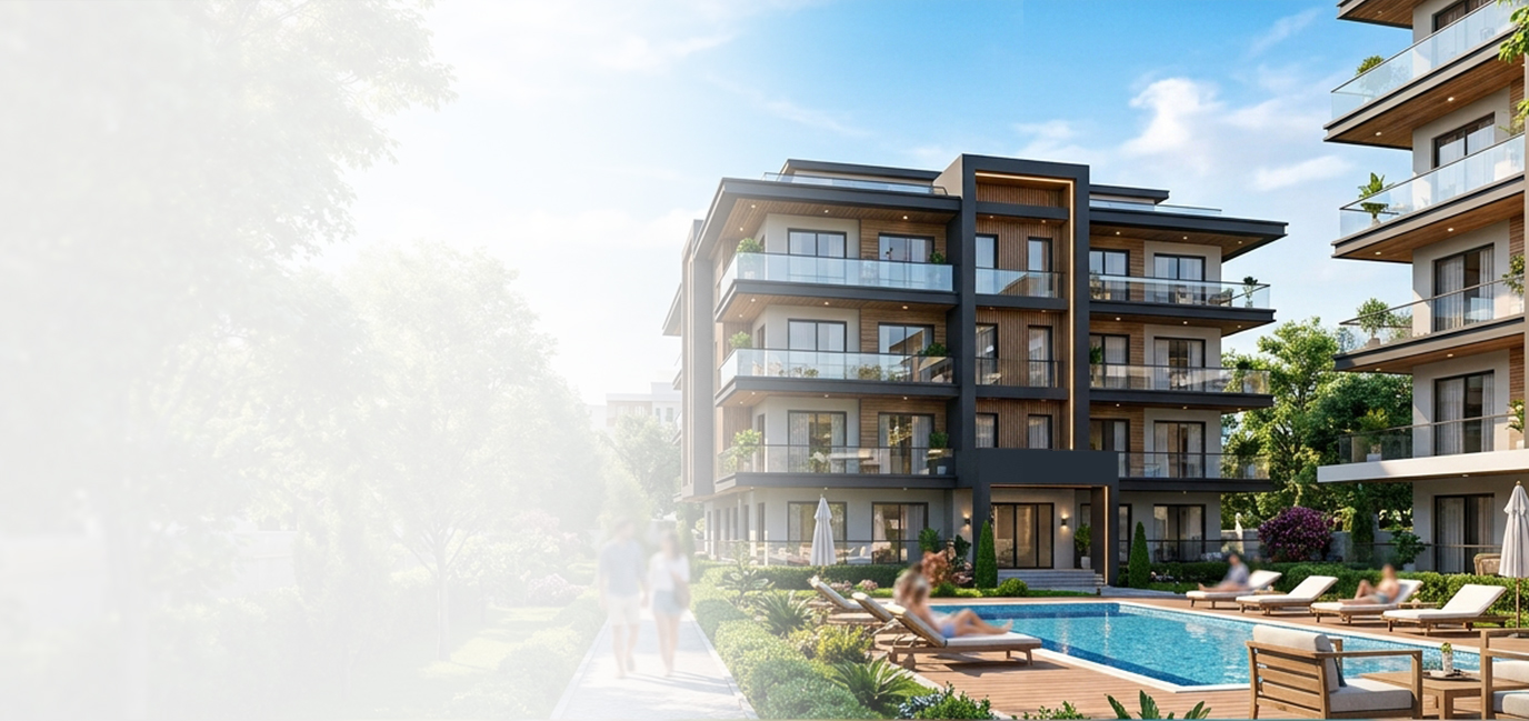 Modern residential apartments